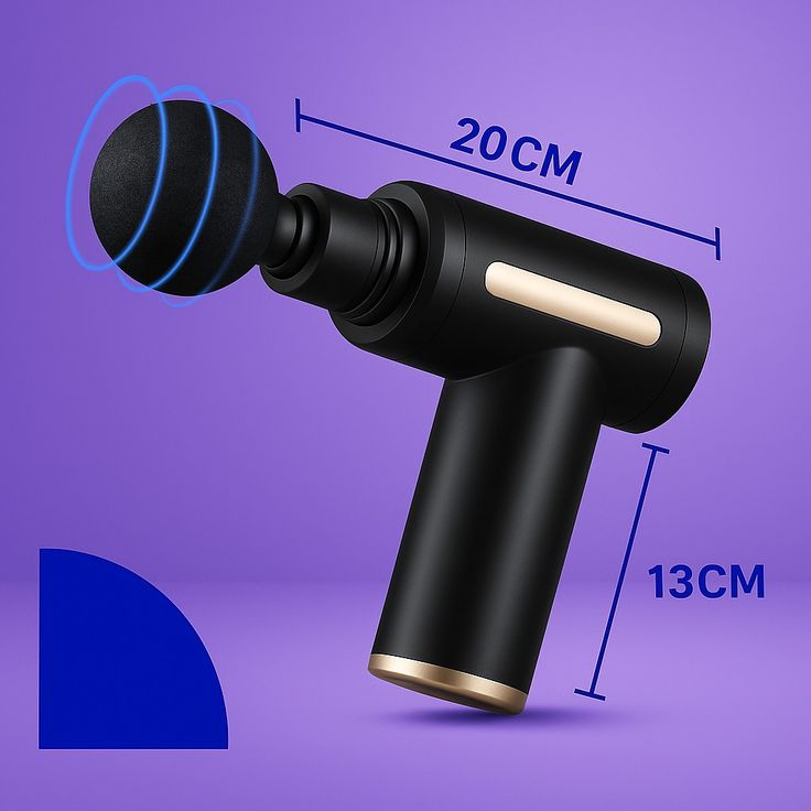 PISTOLET DE MASSAGE INTELLIGENT PORTABLE – DITES ADIEU AUX TENSIONS ET AUX DOULEURS MUSCULAIRES !