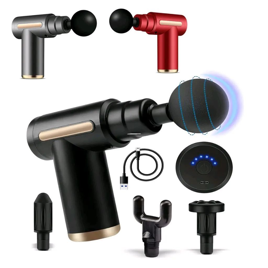 PISTOLET DE MASSAGE INTELLIGENT PORTABLE – DITES ADIEU AUX TENSIONS ET AUX DOULEURS MUSCULAIRES !
